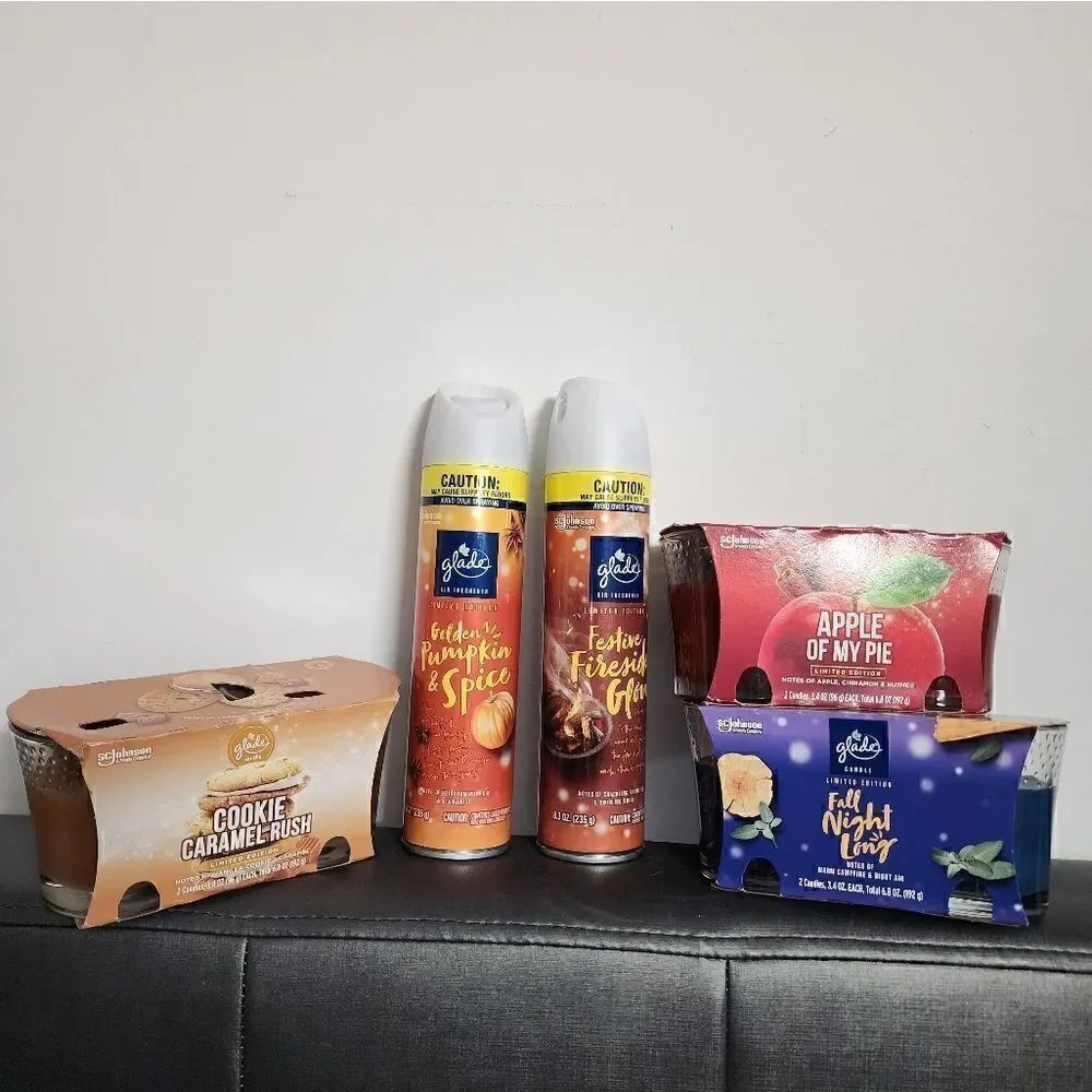 New Glade Air Care Winter Fall Christmas Limited Edition Bundle